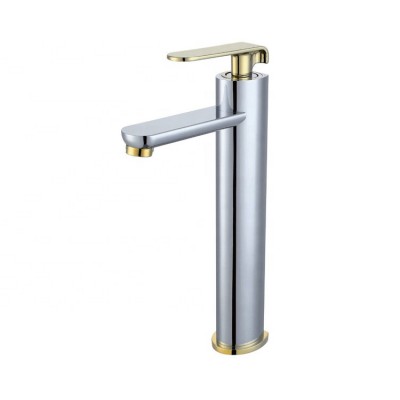 Best Quality Contemporary Chrome Gold 2-way Water Faucet /Single Hole Faucet Bathroom Sink