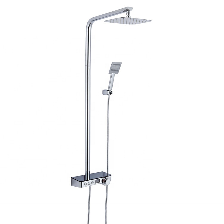 Factory directly 500000 times on / off test approval stainless steel chrome large square shower head